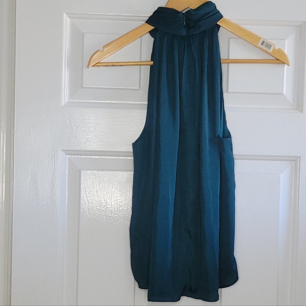 Banana Republic Elegant Teal Sleeveless Women's Top Size Small